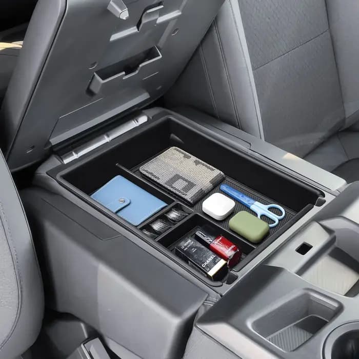 Boîte de rangement pour accoudoir pour Silverado/Sierra 1500 2019-2026