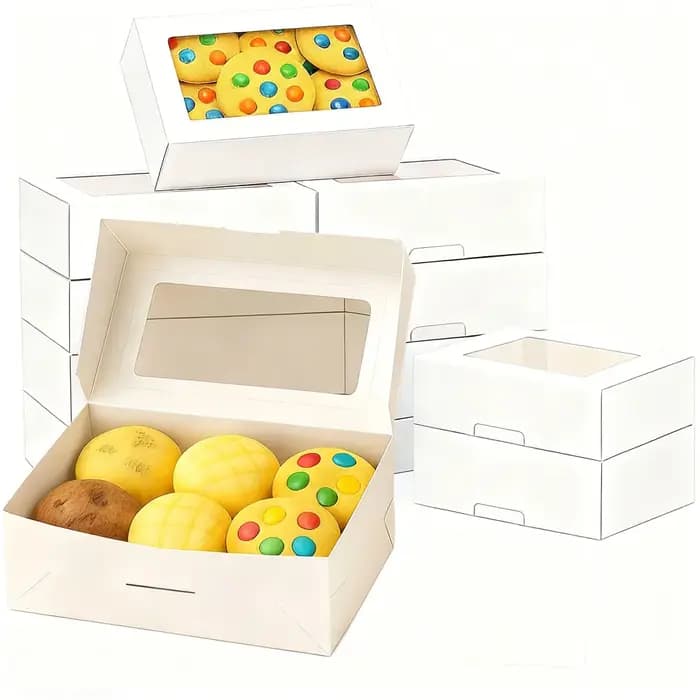 5/15/30 boîtes à biscuits avec fenêtres - boîtes à pain