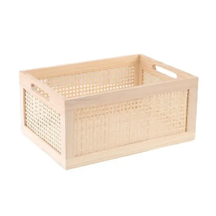 Boîte de rangement de style bohème