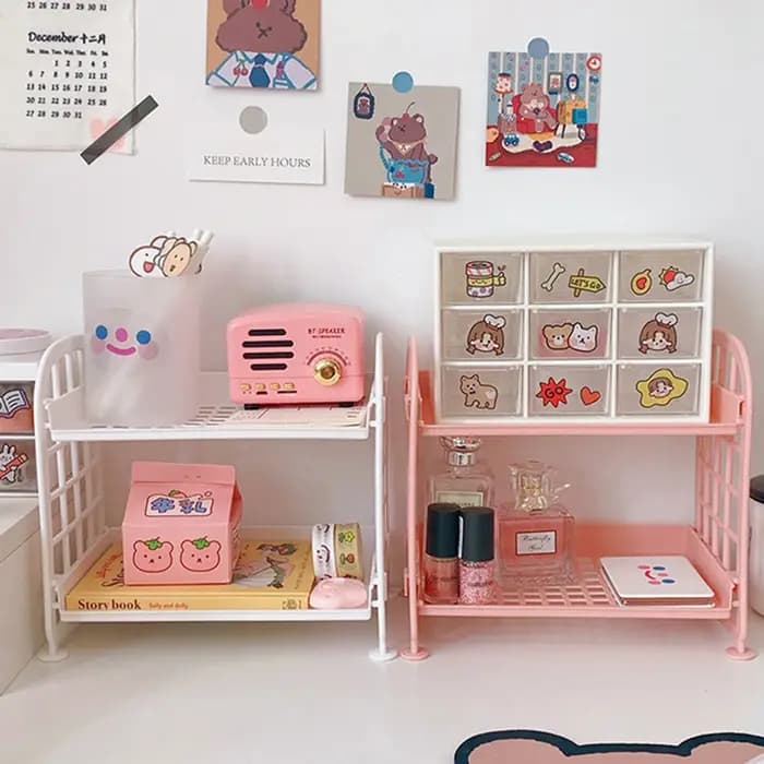 Étagère de rangement horizontale de bureau au design élégant