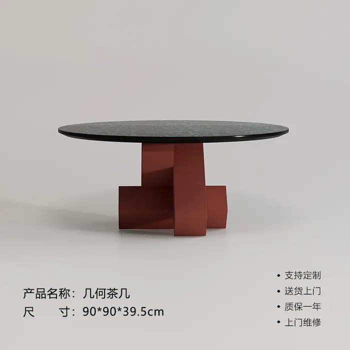 Table basse classique créative en bois avec rangement pour salon, balcon et chambre à coucher, meubl