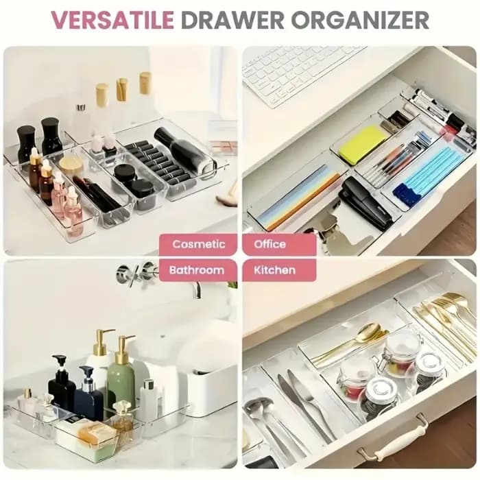 Boîte de rangement pour cosmétiques et papeterie