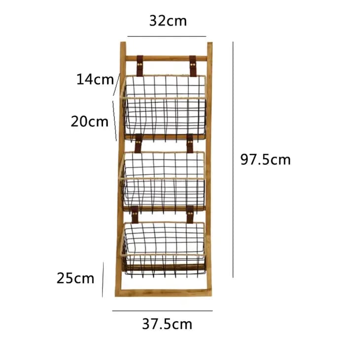Étagère de rangement Simple au sol de la maison