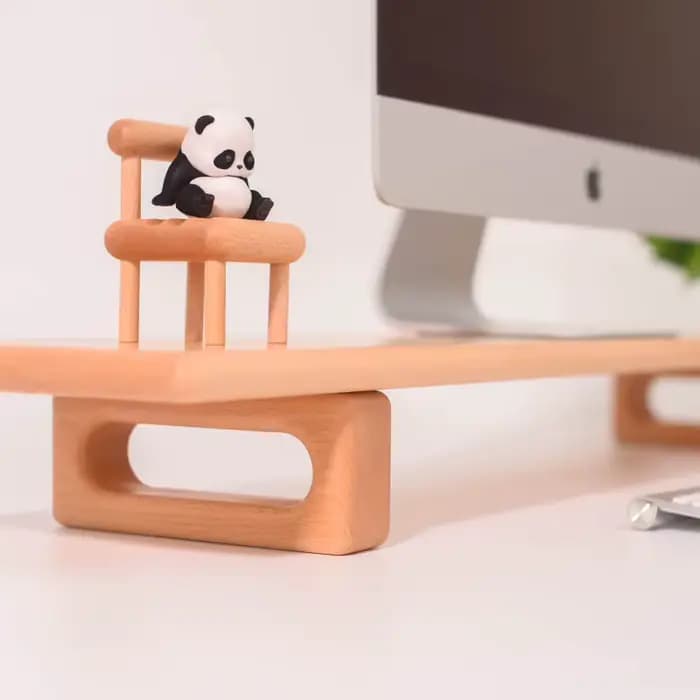 Support élévateur pour moniteur de stockage de bureau, organisateur de rehaussement de base TV pour ordinateur de bureau pour un espace de travail efficace et soigné