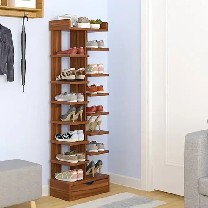 Armoire de rangement de chaussures moderne et écologique