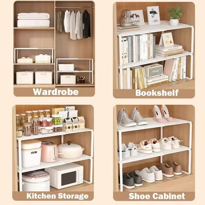 Panneau de séparation en couches évolutif pour garde-robe