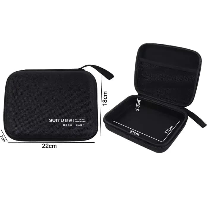 Sac de rangement rigide portable pour aspirateur de voiture en EVA PU