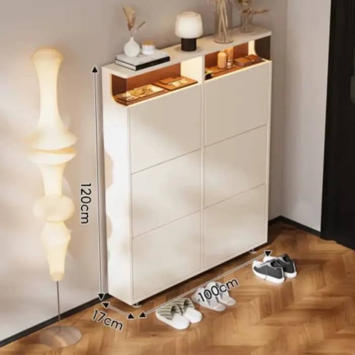 Meuble à chaussures de luxe en bois