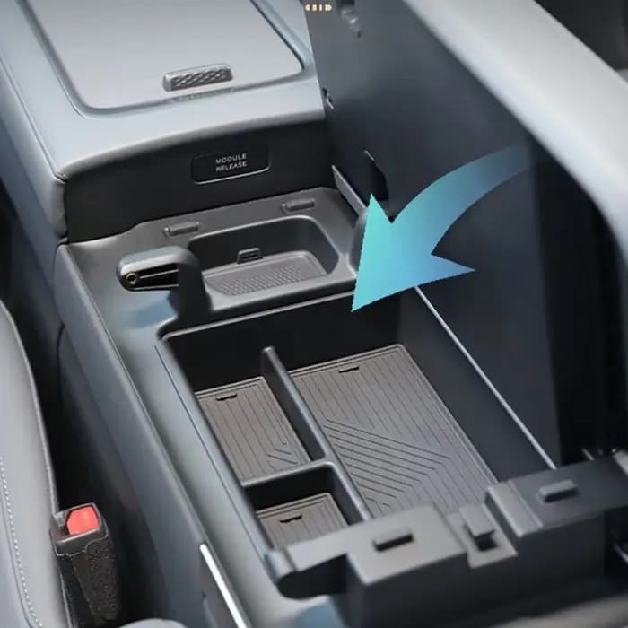Pour Zeekr 7X 2025 2026 boîte de rangement d'accoudoir Central de voiture contenu Console centrale