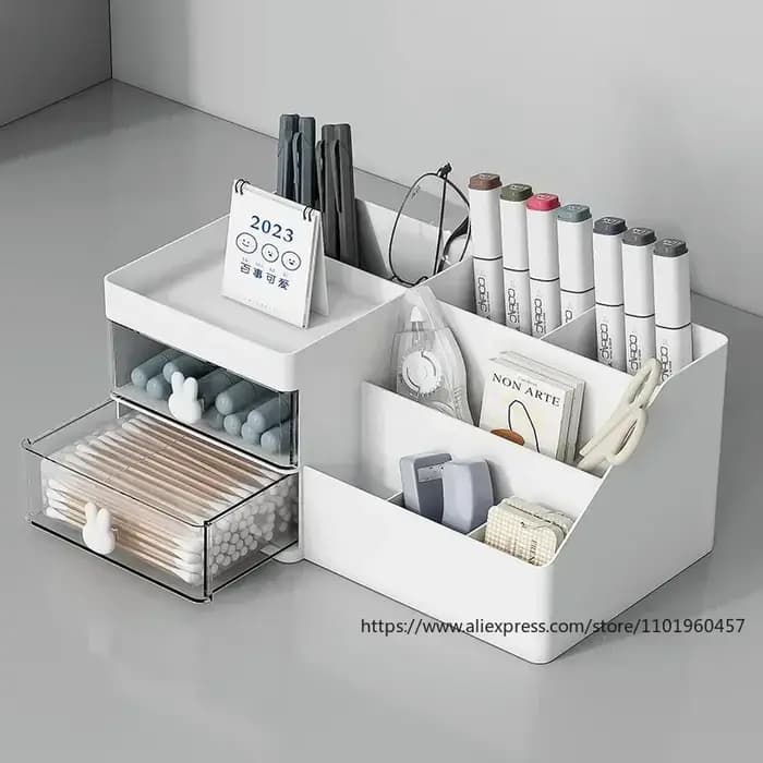 Boîte de rangement de cosmétiques de grande capacité