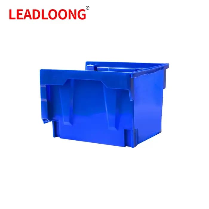 LEADLOONG V5 boîte de rangement combinable 6 pièces 10.8*8.4*7in/27.6*21.3*18cm bac réglable adapté pour entrepôt école Garage bureau