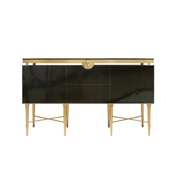 Buffet en bois simple moderne, armoire de salle à manger, garde-manger de salon, armoire de rangemen
