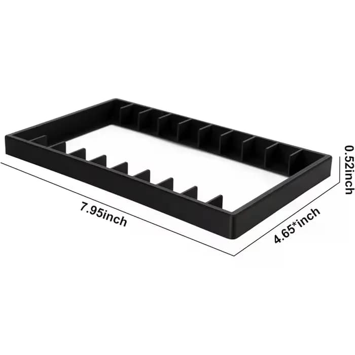 Organisateur de cassettes compactes, boîte en plastique noir, fermeture magnétique, support de rangement durable de grande capacité
