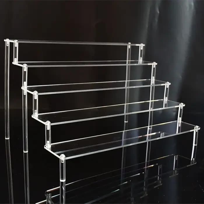 Présentoir en Acrylique à 1 ou 4 Niveaux, Étagère de Rangement Durable T1 pour Gâteau Chi, sexuellem