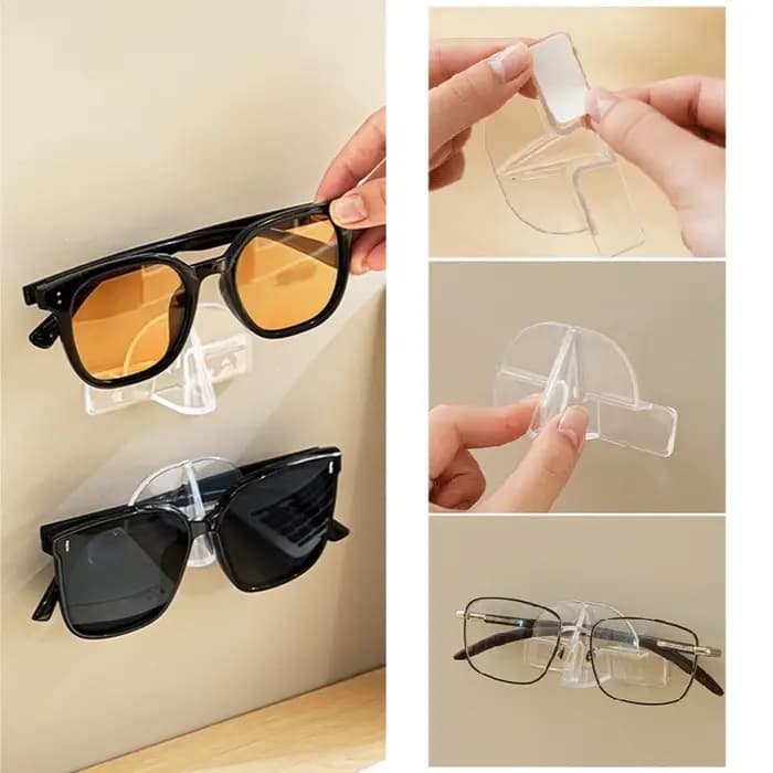 Support mural auto-adhésif pour lunettes