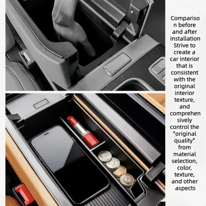 Boîte de rangement pour console centrale de voiture