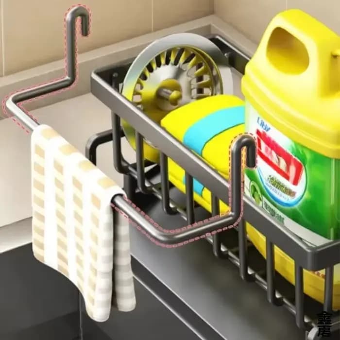 Égouttoir de cuisine - alliant drainage et rangement