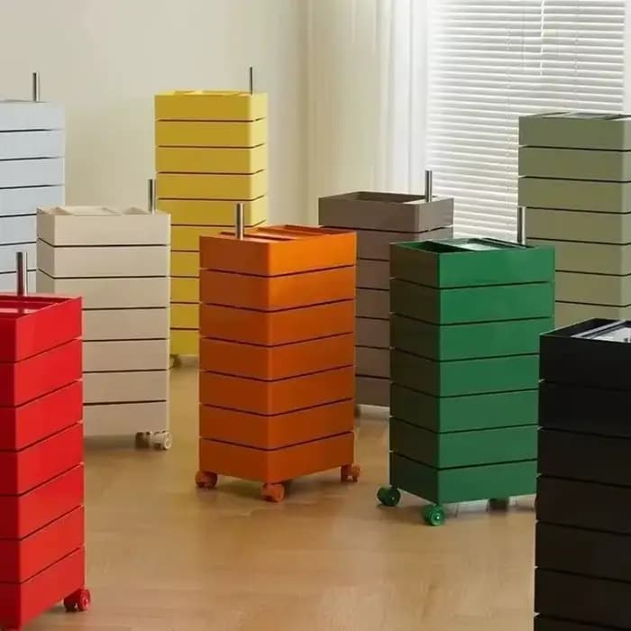 Meuble de rangement mobile à tiroirs
