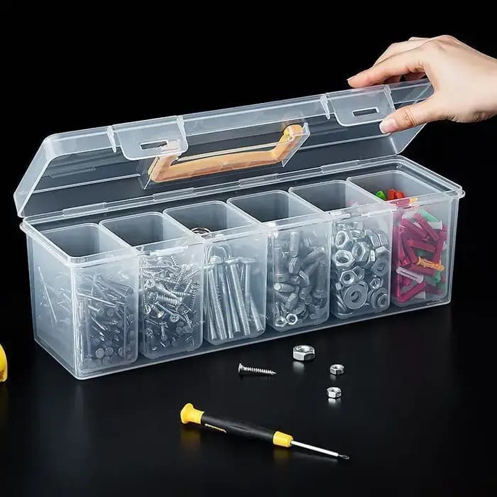 Boîte de rangement pour outils et pièces de quincaillerie domestique
