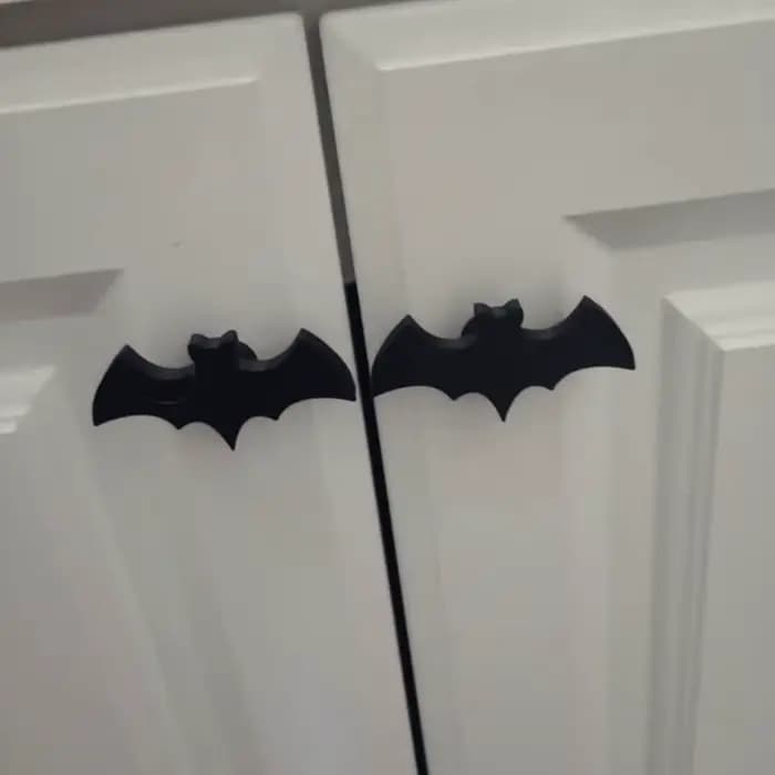 1 pièces chauve-souris armoire bouton acier tiroir main tire