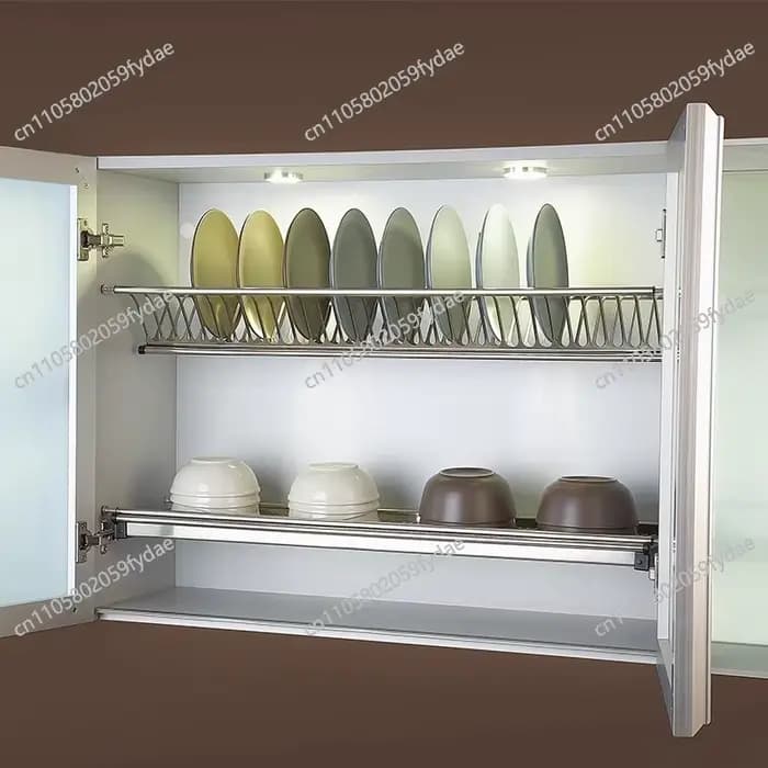 Égouttoir à vaisselle en acier inoxydable pour armoire de cuisine