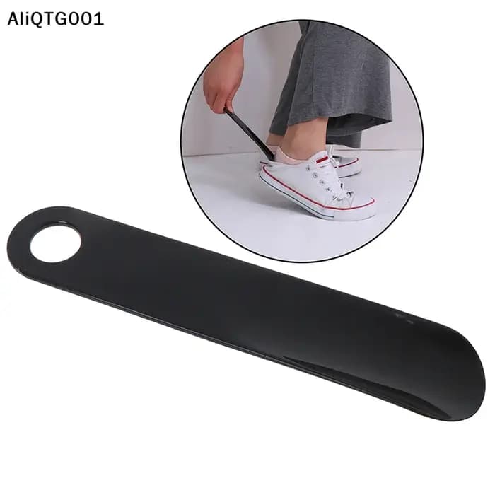 Chausse-pied en plastique noir portable et durable