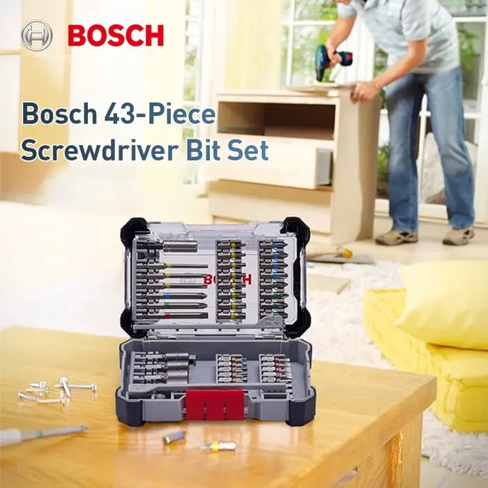 Kit de 43 embouts de tournevis Bosch