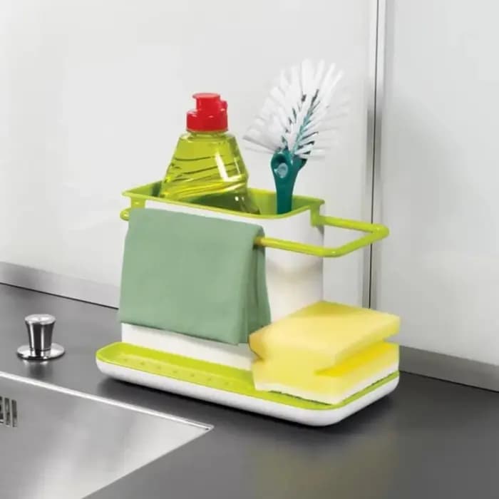 Étagère organisateur cuisine évier appareil support filtre à eau stockage vaisselle tissu
