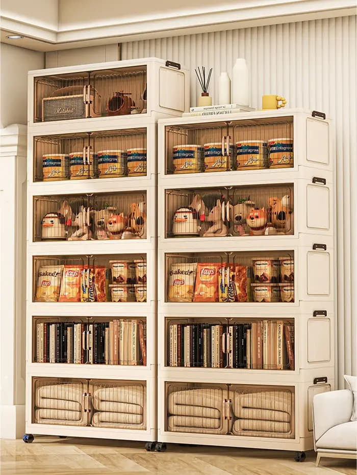 Armoire de rangement sans installation pour un usage domestique dans la cuisine