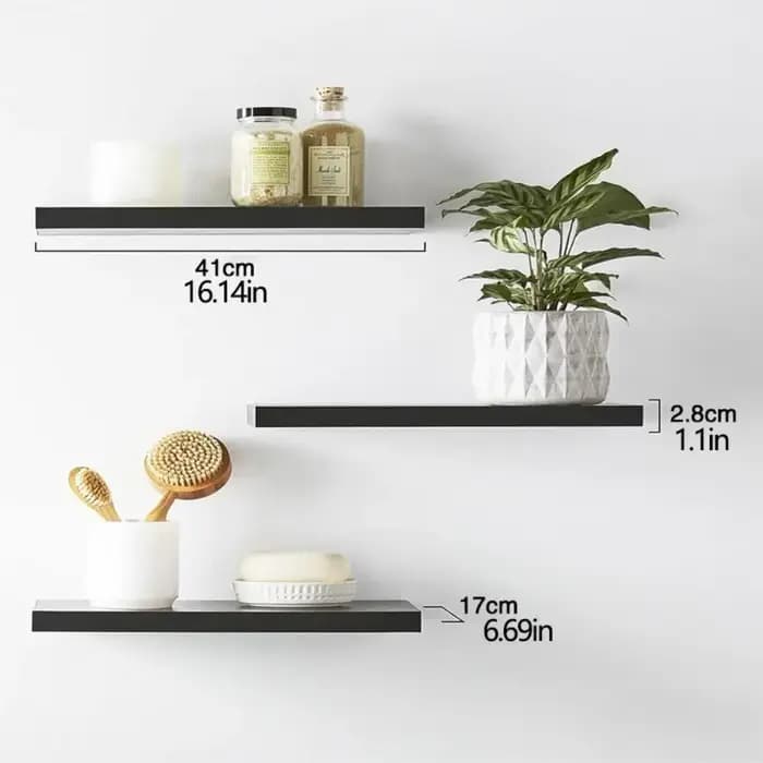 Support de rangement suspendu en bois