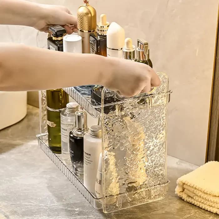 HODouble Layer Cosmetics Storage T1 Toilet Box