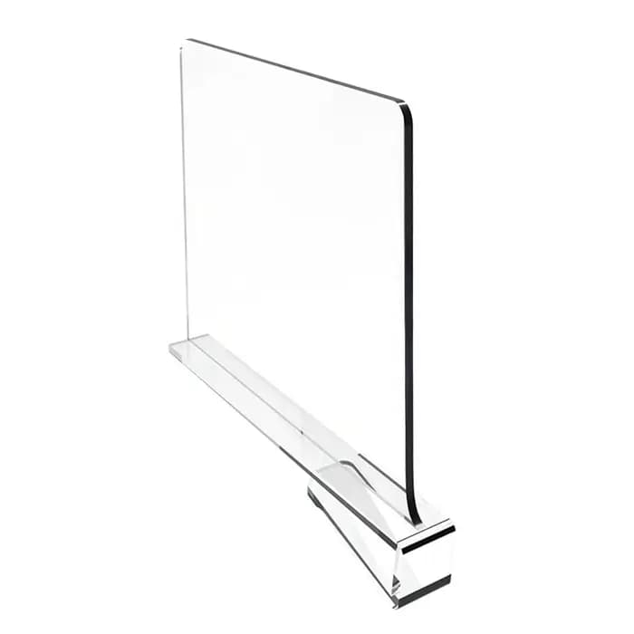Séparateurs d'étagères en acrylique Transparent