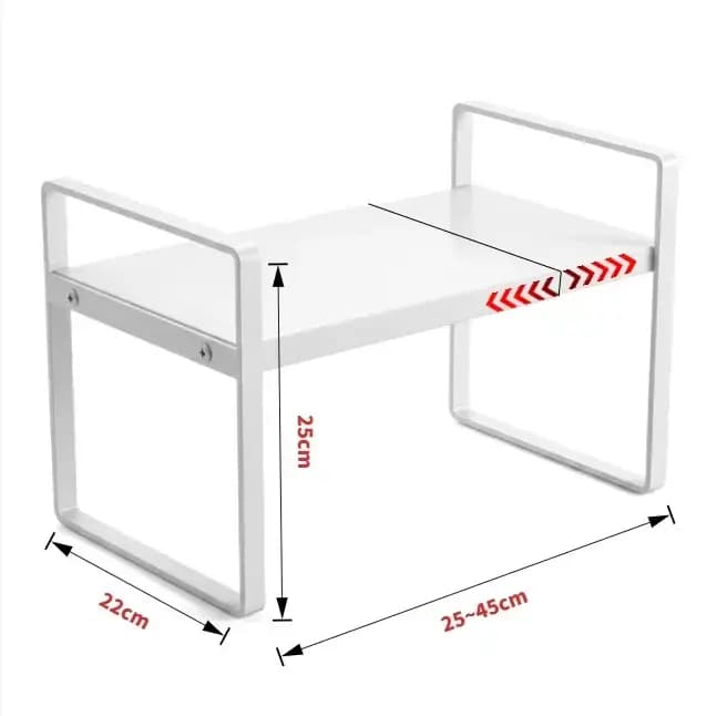 Étagère de rangement multi-niveaux extensible pour armoire de cuisine, organisateur de rangement en