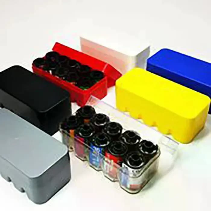 Boîte de rangement en plastique rigide pour films 135 35mm 4x5 noir et blanc multi-formats