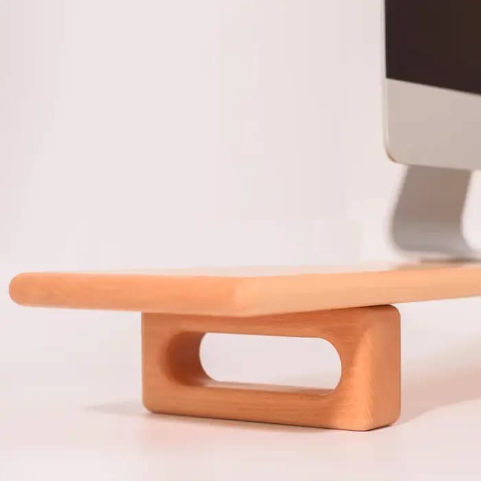 Support élévateur pour moniteur de stockage de bureau, organisateur de rehaussement de base TV pour ordinateur de bureau pour un espace de travail efficace et soigné
