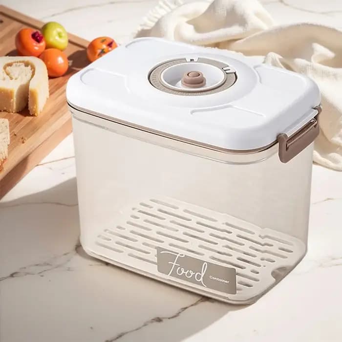 Boîte de conservation alimentaire sous vide avec pompe à vide