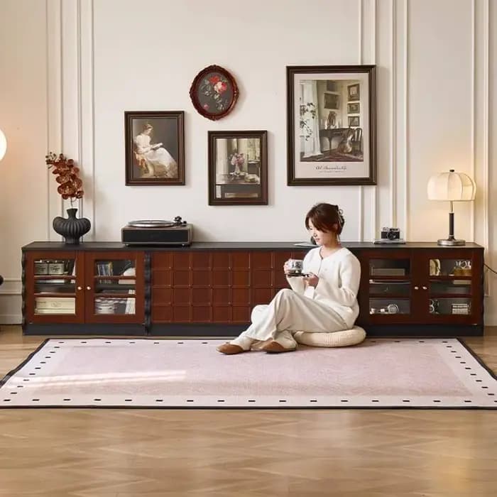 Porte européenne meuble Tv Vintage salon Unique