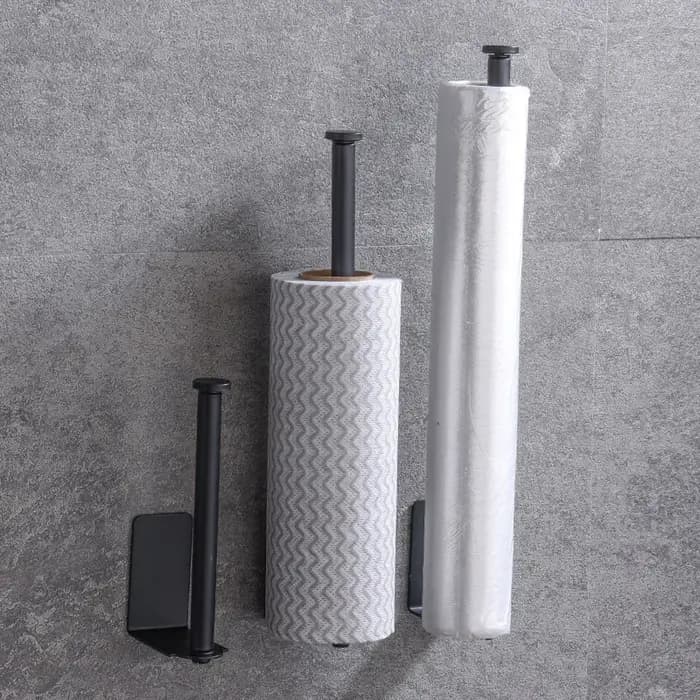 Porte-serviettes en papier de cuisine en acier au carbone