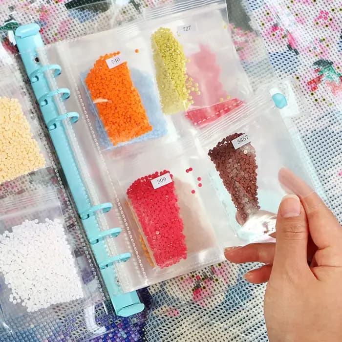 Livre de rangement pour peinture diamant A5