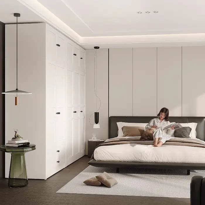 Armoire européenne blanche