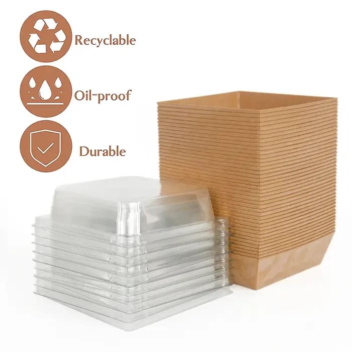 Boîtes à gâteaux et donuts en papier Kraft