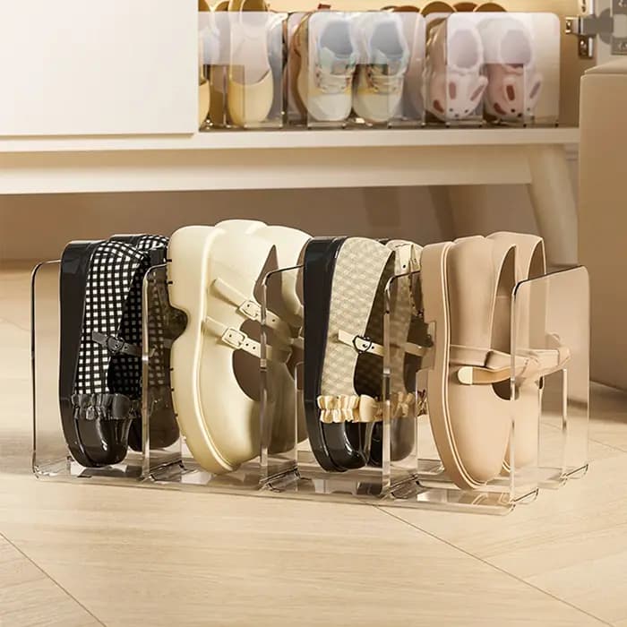 Rangement de chaussures en plastique simple T1