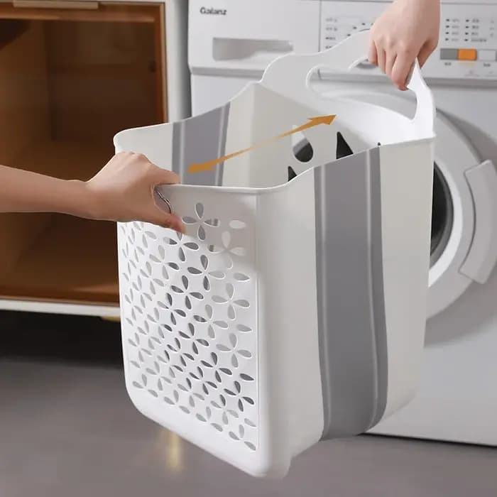 Panier à linge pliant pour salle de bain, panier de rangement mural pour vêtements sales, sac à ling