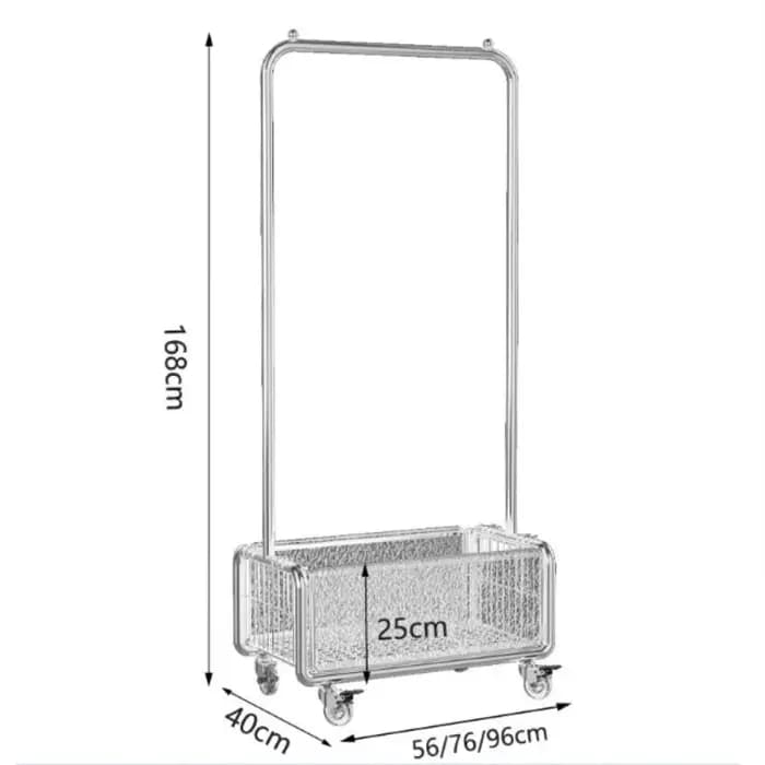 Support de séchage en métal sur pied pour vêtements de chambre à coucher