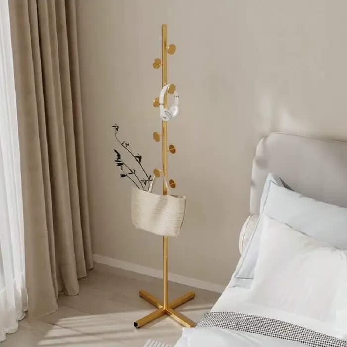 Cintre sur pied moderne pour chambre à coucher, simple, pour salon, porte-manteau d'intérieur italie