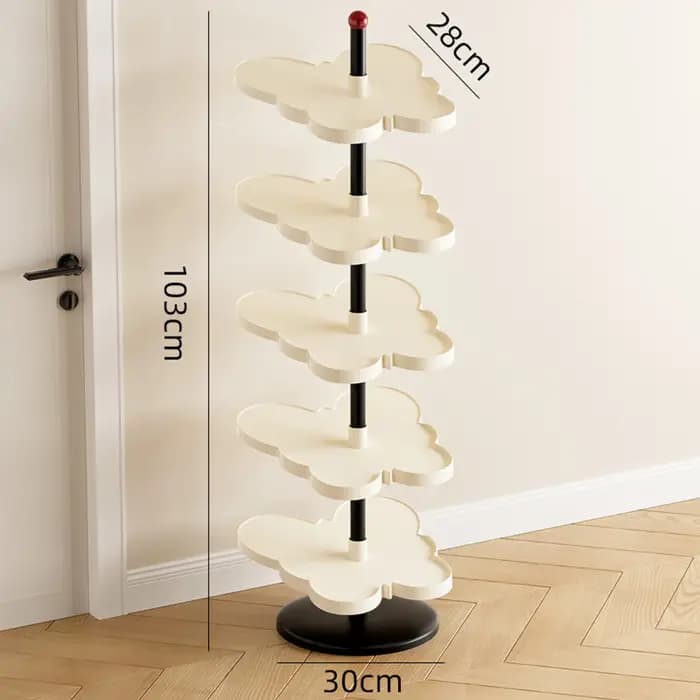 Étagère à chaussures multi-niveaux simple et démontable pour entrées étroites