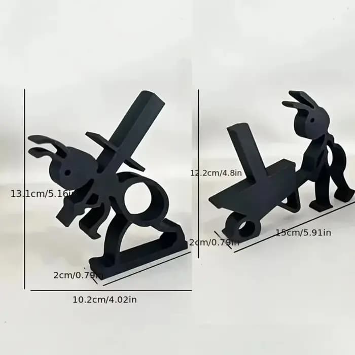 Porte-mouchoirs en forme d'animal mignon et simple - Porte-rouleau de papier minimaliste et pratique