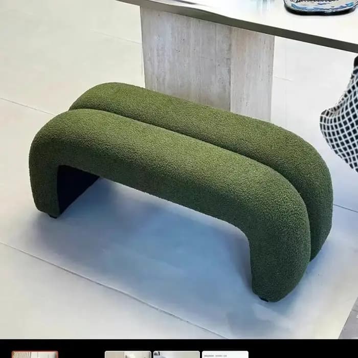 Banc long de luxe léger pour entrée