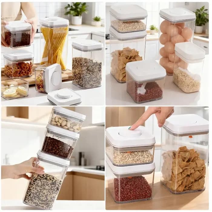 Conteneur hermétique de stockage des aliments de 450 à 2200ML