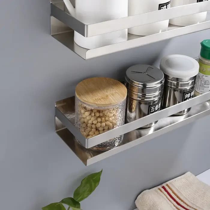 Étagère de salle de bain en acier inoxydable 304